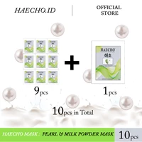 Pearl & Milk Bubuk Mask Peel Off - Haecho  ( 10 pcs )