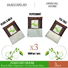 Peppermint  + Pearl & Milk + Tea Tree Powder Mask Peel Off 1 Kg - Haecho 1